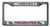 Philadelphia Phillies License Plate Chrome Frame
