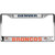 Denver Broncos License Plate Chrome Frame