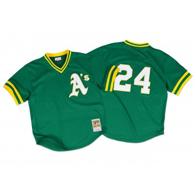 Mitchell & Ness Authentic Rickey Henderson Oakland Athletics 1991