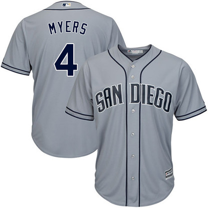 Men's Wil Myers San Diego Padres Authentic Brown Road Jersey