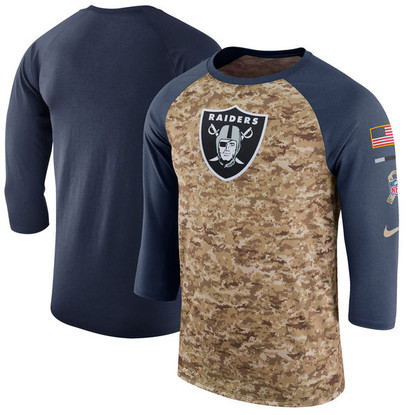 Nike Men'S Short-Sleeve Oakland Raiders Salute To Service Legend T