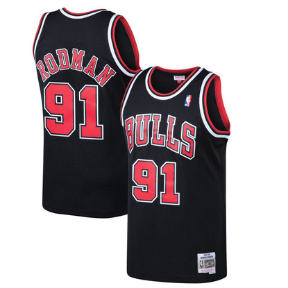 mitchell and ness rodman jersey