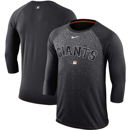 MLB San Francisco Giants NIKE Dri Fit Breathe Long Sleeve Shirt