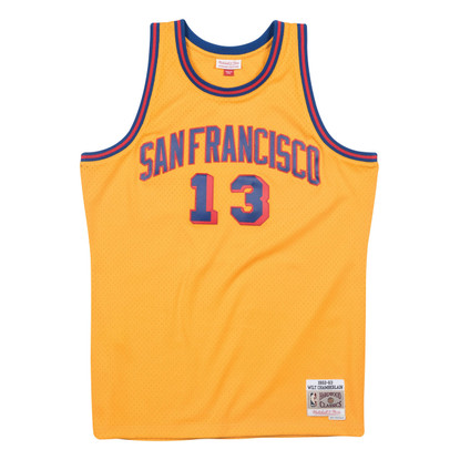wilt chamberlain golden state warriors jersey