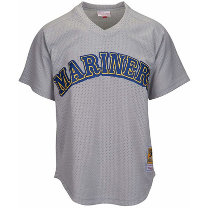 Men's Seattle Mariners Ken Griffey Jr. Mitchell & Ness Navy Cooperstown  Collection Mesh Batting Practice Jersey