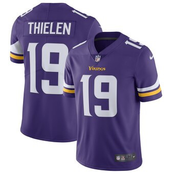 Men's Minnesota Vikings Adam Thielen Nike White Vapor Untouchable