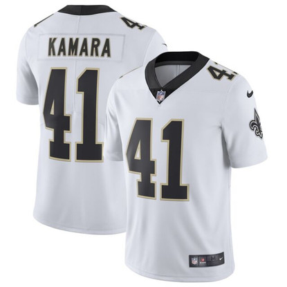 Alvin Kamara New Orleans Saints 41 Black Camo Vapor Limited Jersey