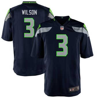 Russell Wilson Preschool Seattle Seahawks Nike Blue Game Jersey