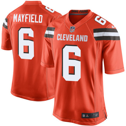 Men's Cleveland Browns Baker Mayfield Nike Brown Alternate