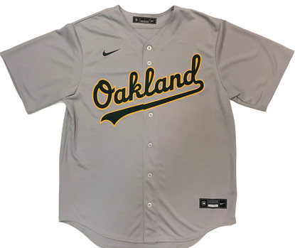 Oakland Athletics Nike MLB Road Jersey Grey