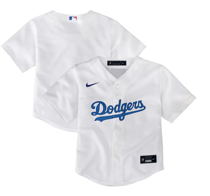 Men's White/Royal Los Angeles Dodgers Pinstripe Jersey