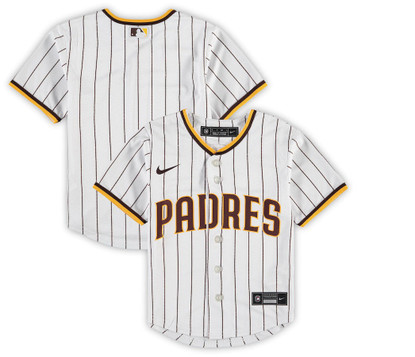 Men's San Diego Padres Nike Tan Pinstripe Road Team Jersey