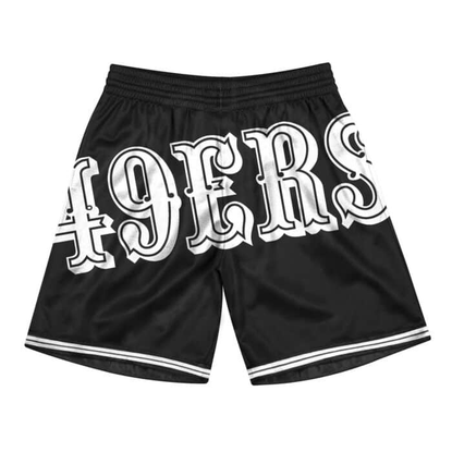 Men's Mitchell & Ness Black Boston Celtics Big Face 3.0 Fashion Shorts