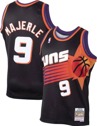 Men's Mitchell & Ness Dan Majerle Black Phoenix Suns 1994-95 Hardwood  Classics Swingman Player Jersey