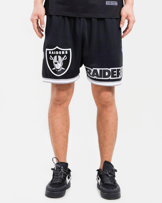 Oakland Raiders Big Face 3.0 Mitchell & Ness NFL Shorts Black