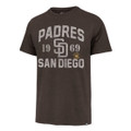 San Diego Padres Men's Espresso On Track Franklin T-Shirt