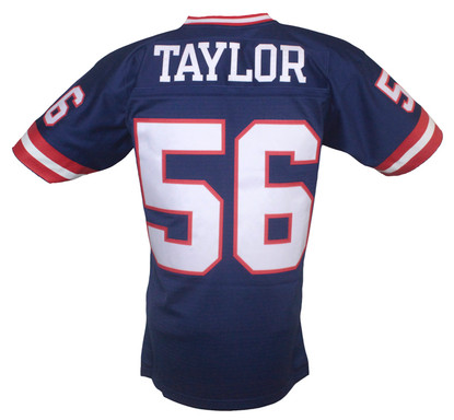 Lawrence Taylor Men's New York Giants Mitchell and Ness Throwback