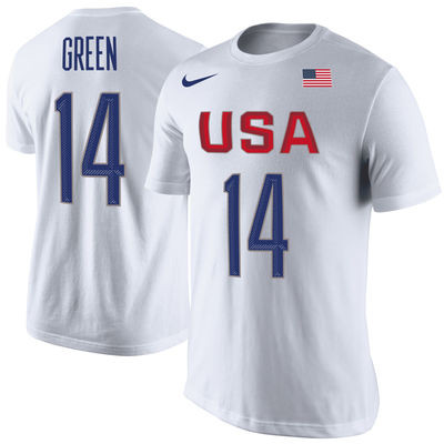 Draymond Green USA Mens Nike White Player Tee