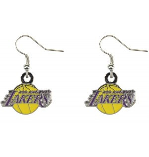 LAKERS LOGO DANGLER EARRINGS