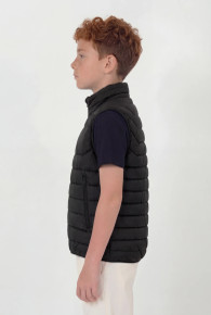 Youth Proper Puffer Vest – Vests – available in Black, Navy – thumbnail 5 of 11