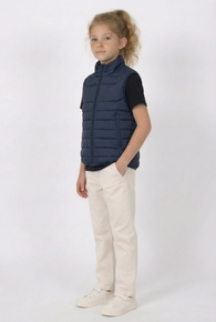 Youth Proper Puffer Vest – Vests – available in Black, Navy – thumbnail 9 of 11