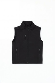 Youth Prime Softshell Vest – Vests – available in Black, Navy – thumbnail 5 of 8