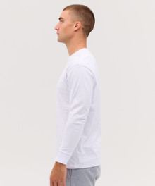 Essential Long Sleeve Tee – T Shirts – available in Black, White – thumbnail 2 of 14
