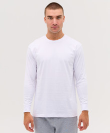 Essential Long Sleeve Tee – T Shirts – available in Black, White – thumbnail 7 of 14
