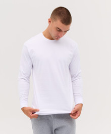 Essential Long Sleeve Tee – T Shirts – available in Black, White – thumbnail 10 of 14