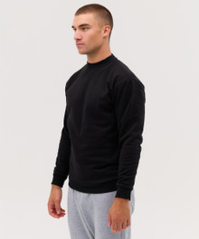 Base Crew – Pullovers – available in Black, Bottle Green, Grey Marle, Navy – thumbnail 2 of 10