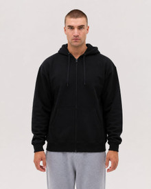 Jarvis Zip Hood – Hoodies – available in Black, Bottle Green, Dark Grey Marle, Maroon and 4 more – thumbnail 19 of 19