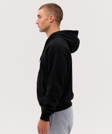 Jarvis Zip Hood – Hoodies – available in Black, Bottle Green, Dark Grey Marle, Maroon and 4 more – thumbnail 1 of 19