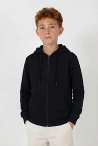 Youth Jarvis Zip Hood – Hoodies – available in Black, Grey Marle, Pink, Purple and 3 more – thumbnail 4 of 4