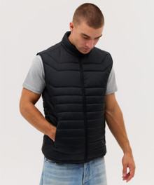 Proper Puffer Vest – Vests – available in Black, Navy – thumbnail 7 of 11