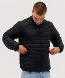 Proper Puffer Jacket – Jackets – available in Black, Navy – thumbnail 7 of 12