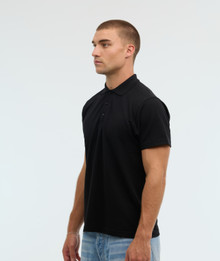 Sundance Polo (Test Product) – Polo Shirts – available in Black, Grey Marle, Navy, Red and 2 more – thumbnail 3 of 5