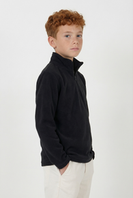 Youth Everest Polar Fleece 1/4 Zip – Misc Clothing – available in Black, Bottle Green, Navy Blue – thumbnail 3 of 4