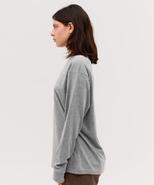 Hawkins/Essential Long Sleeve Tee – T Shirts – available in Black, Grey Marle, Navy, White – thumbnail 6 of 10
