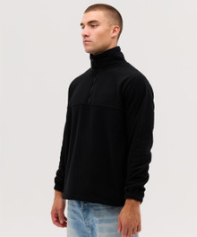 Everest Polar Fleece 1/4 Zip – Jackets – available in Black, Bottle Green, Navy Blue – thumbnail 3 of 17