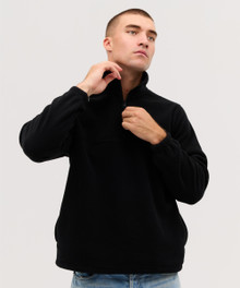 Everest Polar Fleece 1/4 Zip – Jackets – available in Black, Bottle Green, Navy Blue – thumbnail 4 of 17