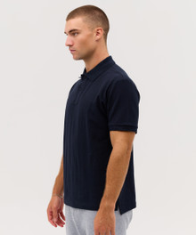 Delta Polo – Polo Shirts – available in Black, Butter, Chocolate, Navy Blue and 2 more – thumbnail 2 of 5
