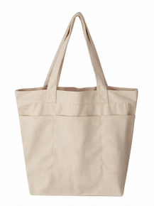 Proper Tote Bag with 3 Pockets – Bags – available in Black, Cream, Navy – thumbnail 1 of 6