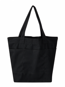 Proper Tote Bag with 3 Pockets – Bags – available in Black, Cream, Navy – thumbnail 2 of 6