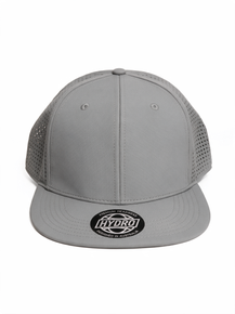 Peak Flat Visor Cap – Headwear – available in Black, Grey, Navy, White – thumbnail 8 of 20