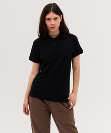 YARD - Women's Prime/Delta Polo – Polo Shirts – available in Bottle Green, Butter, Chocolate, Gold and 3 more – thumbnail 3 of 5