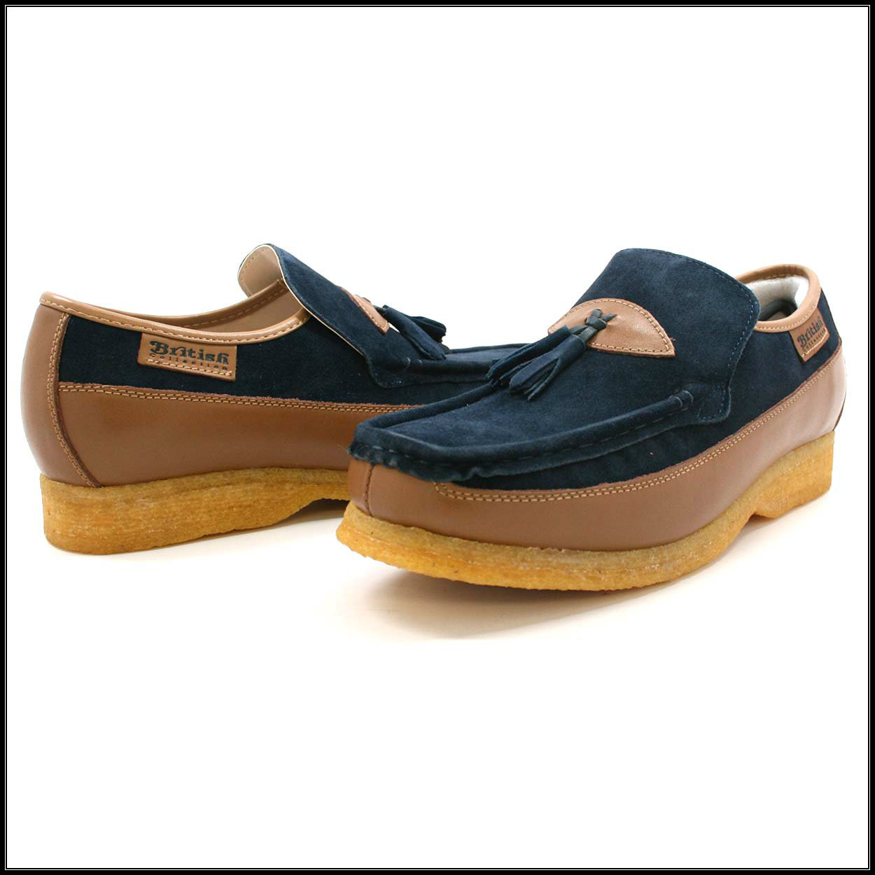 British Collection King Navy/Tan - GQ Gentlemen's Quarters Fashion