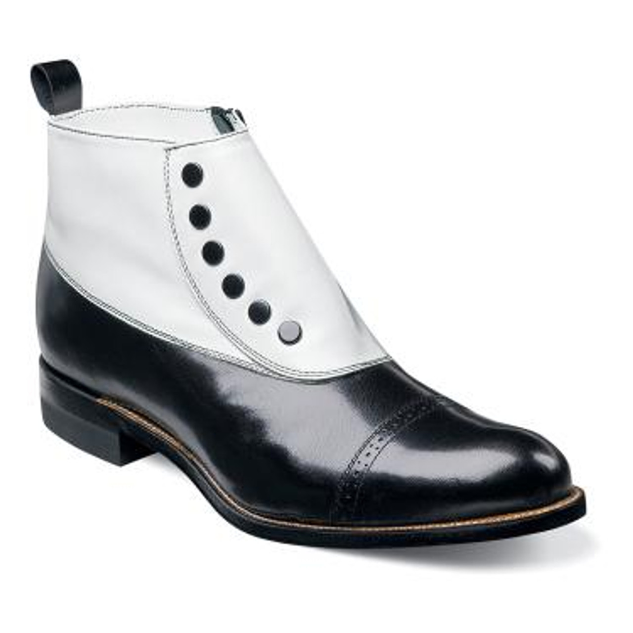 111 Black + White Madison Toe Demi Boot - Gentlemen's Quarters Fashion By GQ