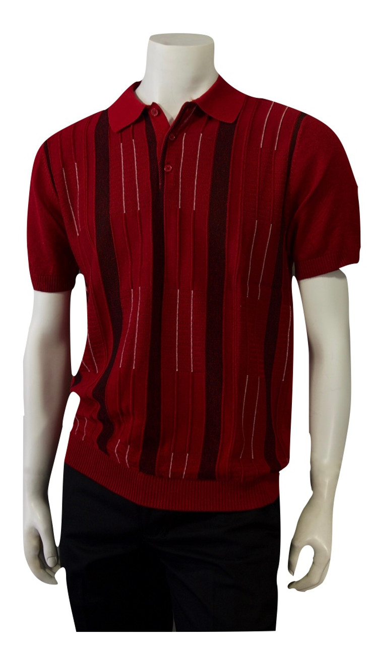 Italian knitted polo shirts clearance
