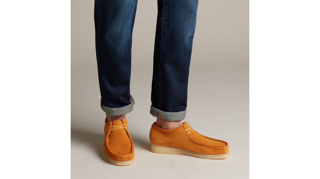 clarks wallabees turmeric