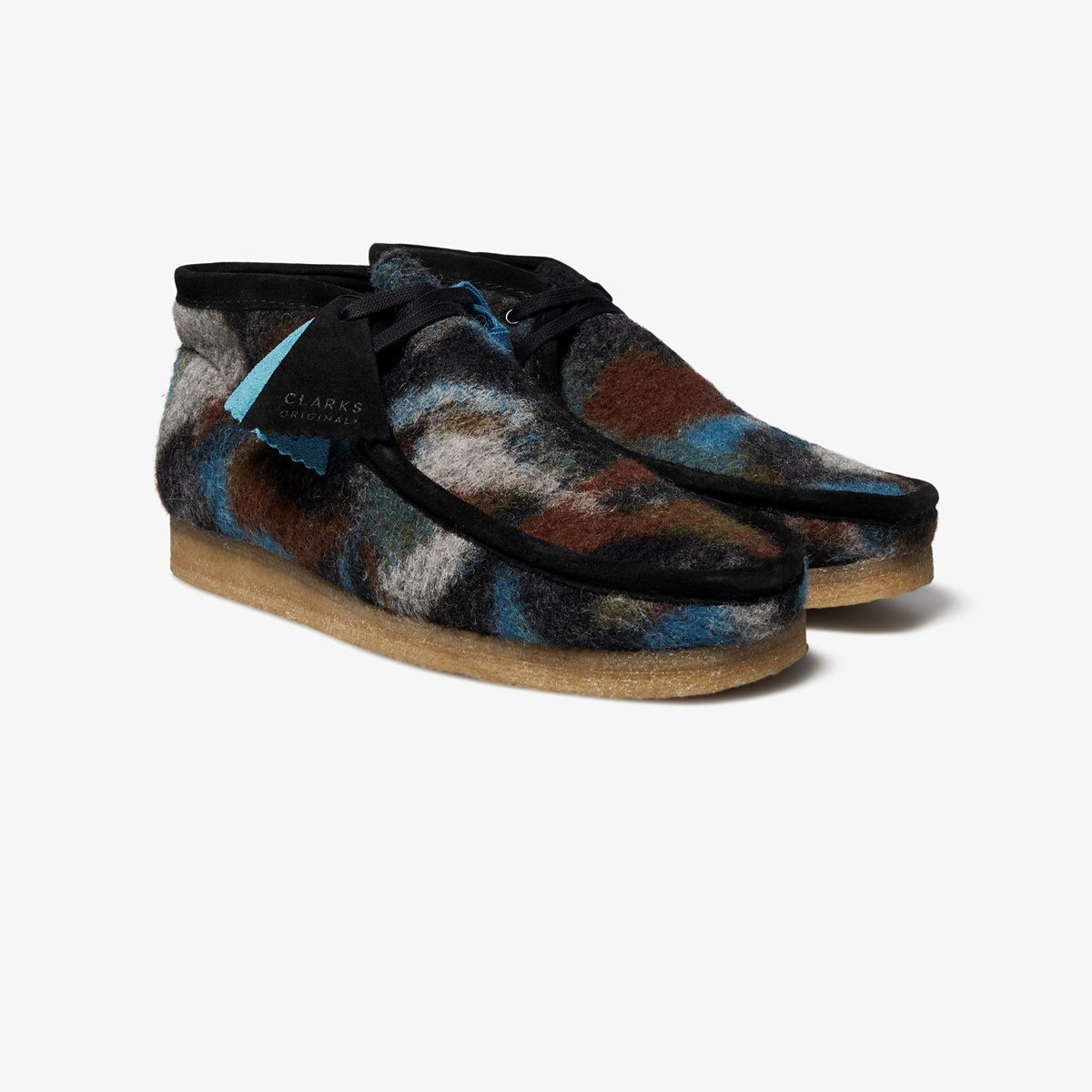 Clarks Wallabee-Black Wool - GQ Gentlemen's Quarters Fashion By GQ
